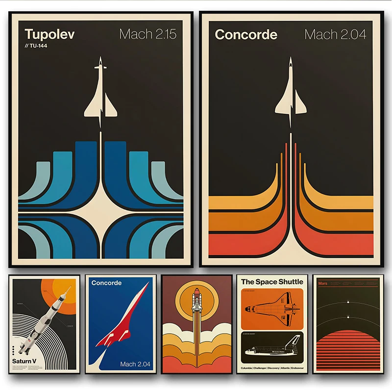 Minimalist Iconic Aviation Sup - Star Map Poster 评论和价格