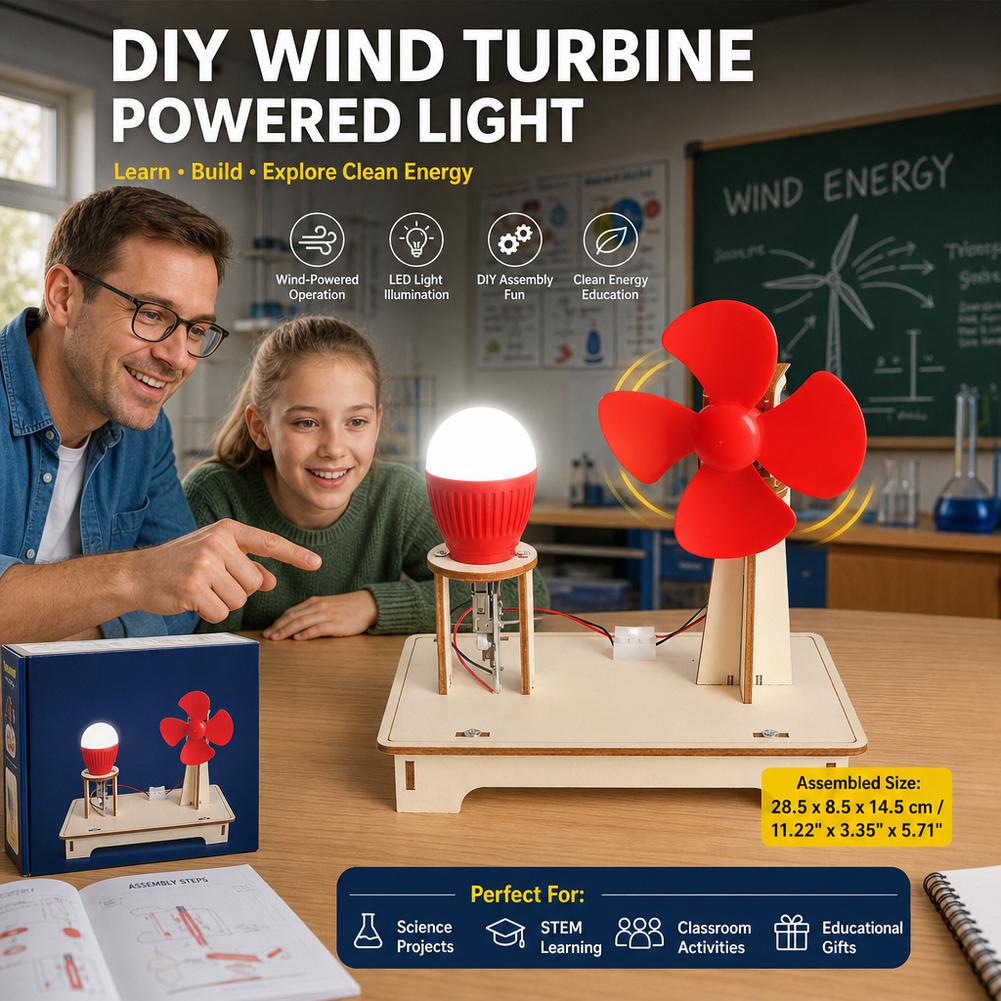 DIY Wind Power Generation Ligh - Science Kit 评论和价格